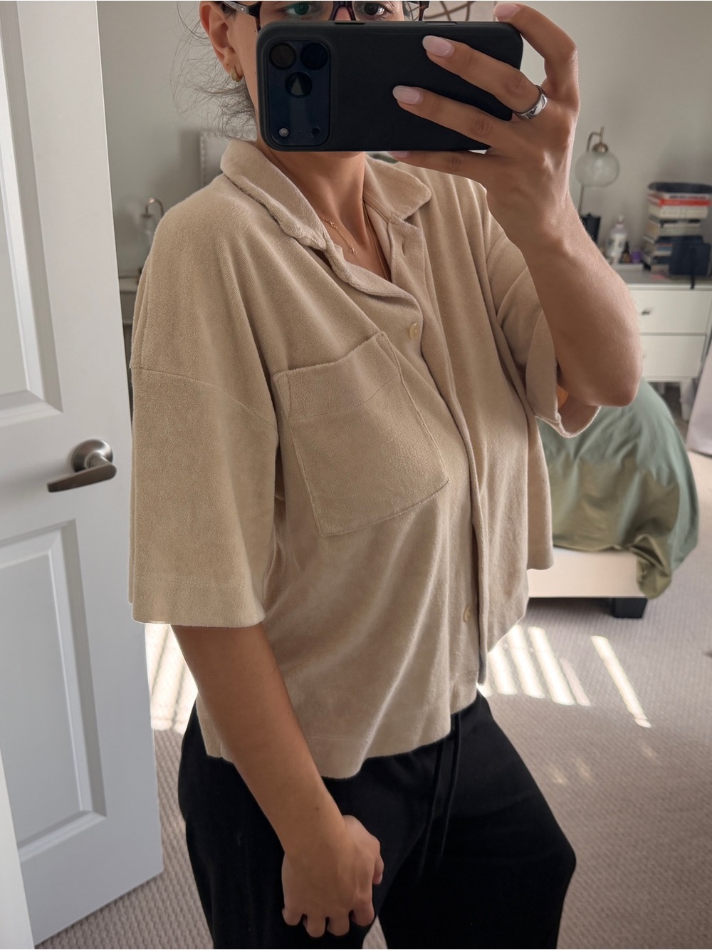 H&M Terry Button Up - Picture 3 of 5